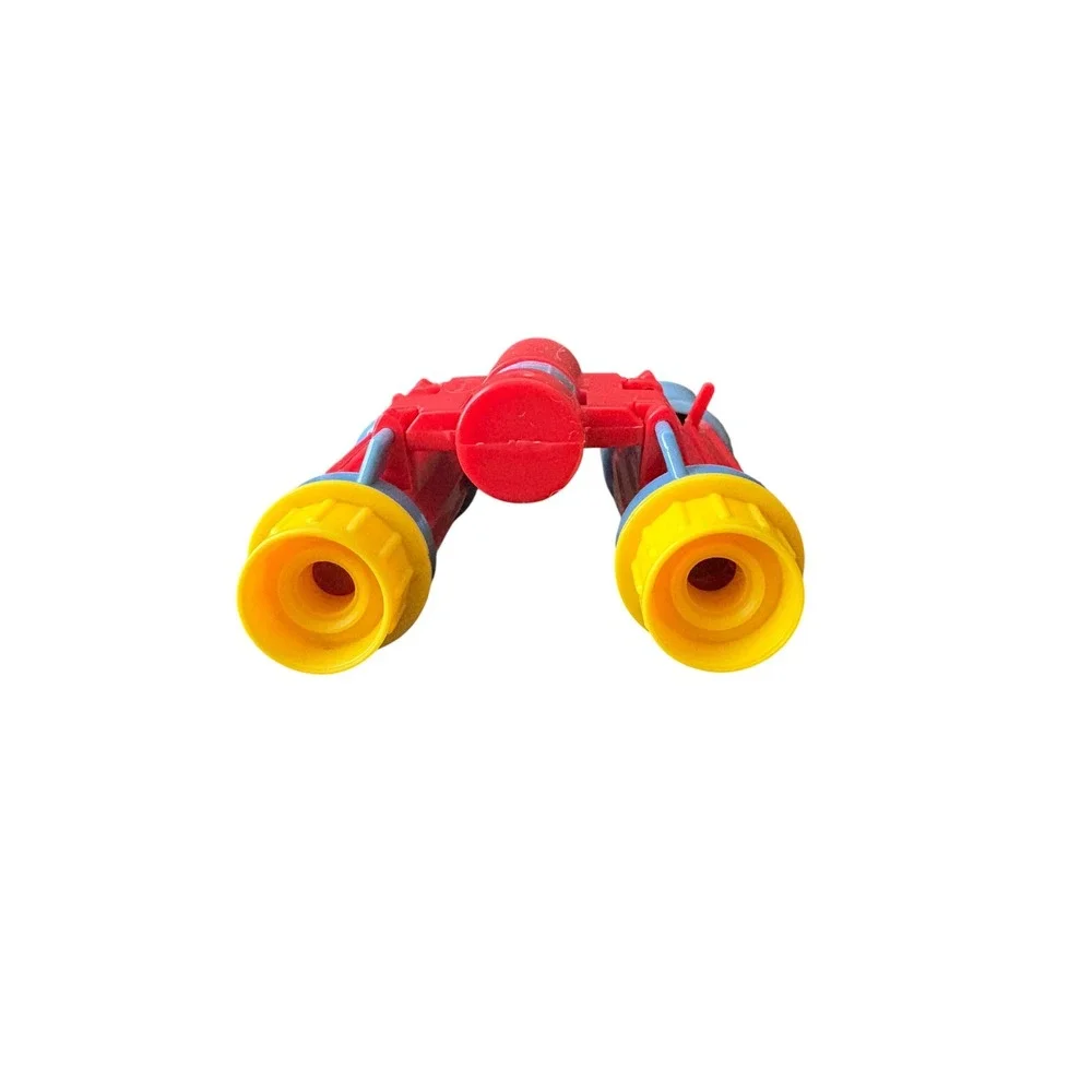 Melissa & Doug Kids Toy Binoculars Pretend Play Red Blue Yellow Folding